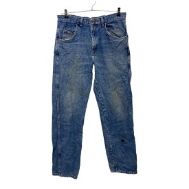 【中古】【古着】 Wrangler デニムパンツ W34 ラングラー インディゴブルー 古着卸 アメリカ仕入 2305-430