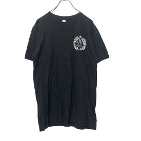 【中古】【古着】 AMERICAN APPAREL 半袖 プリントTシャツ Mサイズ アメリカンアパレル 黒 ブラック 古着卸 アメリカ仕入れ a406-5462