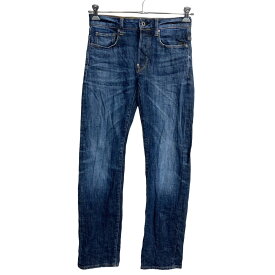 【中古】【古着】 G-STAR RAW デニムパンツ W28 ジースター ボタンフライ インディゴ 古着卸 アメリカ仕入 2305-1594