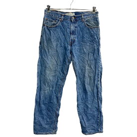 【中古】【古着】 Levi's 550 デニムパンツ W34 リーバイス リラックスフィット ライトブルー メキシコ製 古着卸 アメリカ仕入 2305-2137