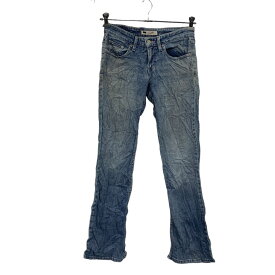 【中古】【古着】 Levi's デニムパンツ W30 リーバイス ライトブルー ブーツカット 古着卸 アメリカ仕入 2306-136