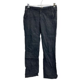 【中古】【古着】 TOMMY HILFIGER DENIM ロングパンツ W30 トミーヒルフィガー グレー 古着卸 アメリカ仕入 2306-1119