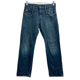 【中古】【古着】 G-STAR RAW デニムパンツ W29 ジースター ボタンフライ インディゴ 古着卸 アメリカ仕入 2307-838