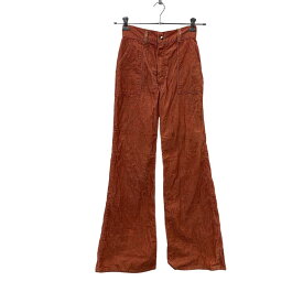 【中古】【古着】 Wrangler コーデュロイパンツ W26 ラングラー ブーツカット オレンジ レディース USA製 古着卸 アメリカ仕入 2307-1123