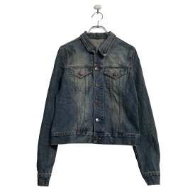 【中古】【古着】 H&M デニム ジャケット レディース M ブルー エイチアンドエム Gジャン 古着卸 アメリカ仕入 a509-5870