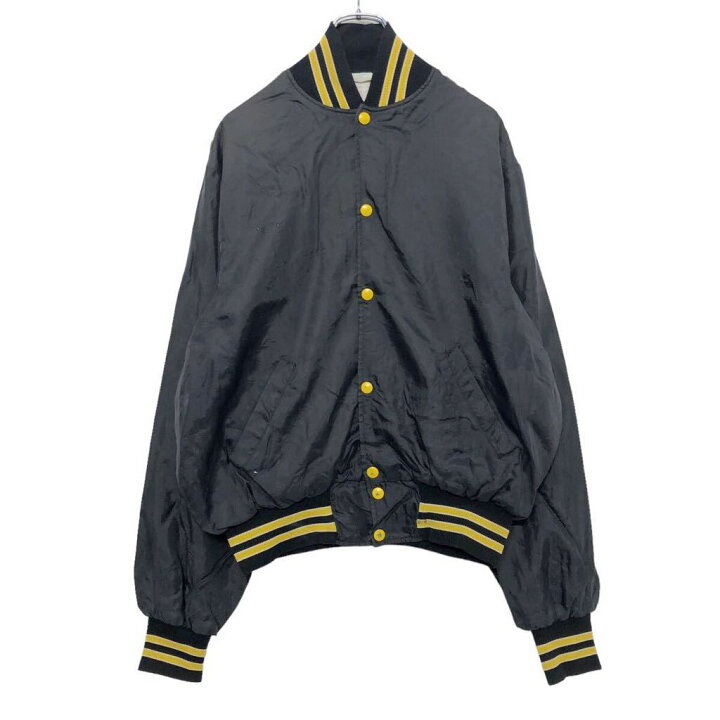 楽天市場】【中古】【古着】 ナイロン スタジャン L～ ブラック 