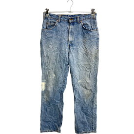 【中古】【古着】 Levi's 619 デニムパンツ W34 リーバイス オレンジタブ ライトブルー 古着卸 アメリカ仕入 2311-258