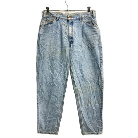 【中古】【古着】 Levi's 560 デニムパンツ W34 リーバイス ルーズフィット オレンジタブ ブルー コットン USA製 古着卸 アメリカ仕入 2311-1136