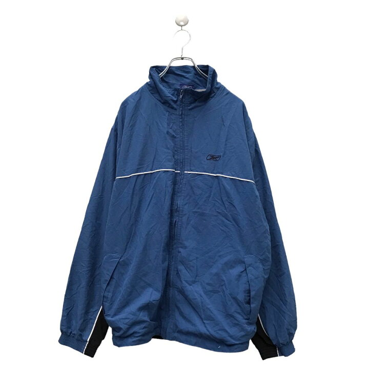 楽天市場】【中古】【古着】 Reebok トラック ジャケット L ブルー 