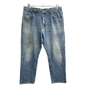 【中古】【古着】 Wrangler デニムパンツ W38 ラングラー ビッグサイズ インディゴブルー コットン メキシコ製 古着卸 アメリカ仕入 2312-632