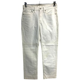 【中古】【古着】 Levi's 514 デニムパンツ W31 リーバイス スリムストレート ホワイト 古着卸 アメリカ仕入 2401-145