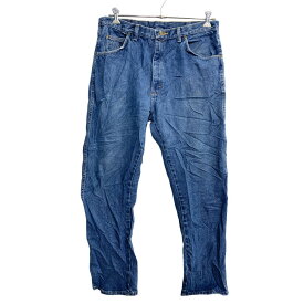 【中古】【古着】 Wrangler デニムパンツ W38 ラングラー ビッグサイズ ブルー コットン メキシコ製 古着卸 アメリカ仕入 2401-662