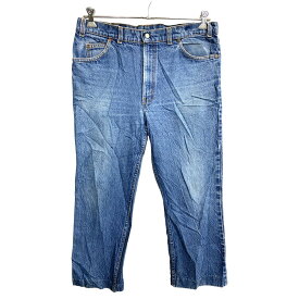 【中古】【古着】 Levi's 918-0216 デニムパンツ W36 リーバイス オレンジタブ ビッグサイズ ブルー コットン USA製 古着卸 アメリカ仕入 2401-752