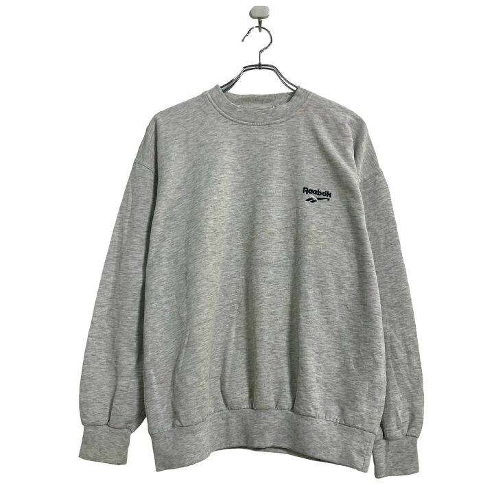 楽天市場】【中古】【古着】 Reebok ロゴ スウェット トレーナー S  