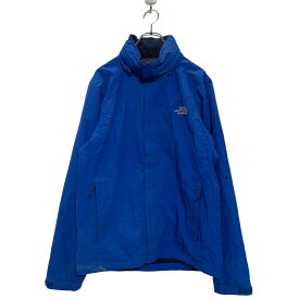 【中古】【古着】 THE NORTH FACE ジップアップ マウンテンジャケット S ブルー ノースフェイス フード収納 ロゴ 古着卸 アメリカ仕入 a602-5984