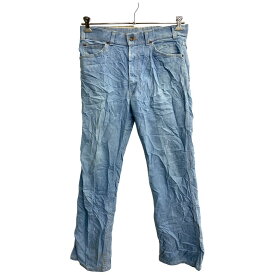 【中古】【古着】 Levi's ロングパンツ W34 リーバイス ライトブルー オレンジタブ USA製 古着卸 アメリカ仕入 2403-49