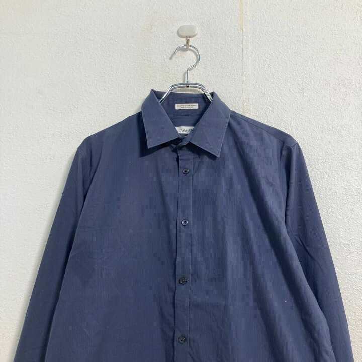 楽天市場】【中古】【古着】 Calvin Klein 長袖 ストライプシャツ M  