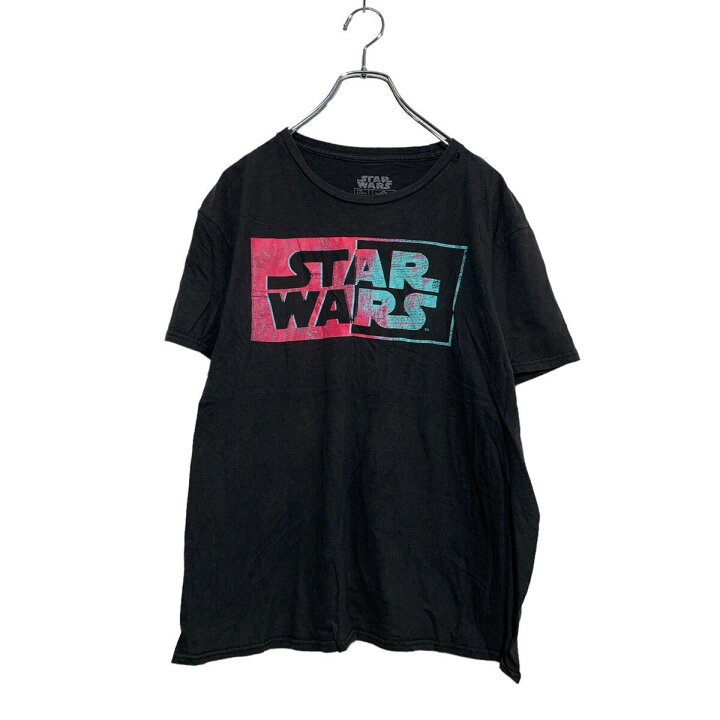楽天市場】【中古】【古着】 STAR WARS 半袖 ロゴTシャツ L ブラック 