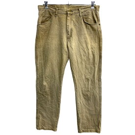 【中古】【古着】 Wrangler デニムパンツ W36 ラングラー ビッグサイズ ライトブラウン コットン メキシコ製 古着卸 アメリカ仕入 2404-730