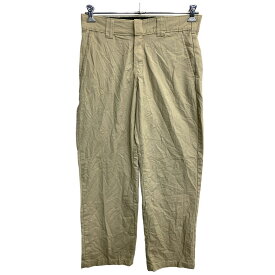 【中古】【古着】 Dickies ワークパンツ W32 ディッキーズ ベージュ 古着卸 アメリカ仕入 2404-776