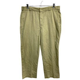 【中古】【古着】 Dickies ワークパンツ W42 ディッキーズ ビッグサイズ ベージュ 古着卸 アメリカ仕入 2404-791