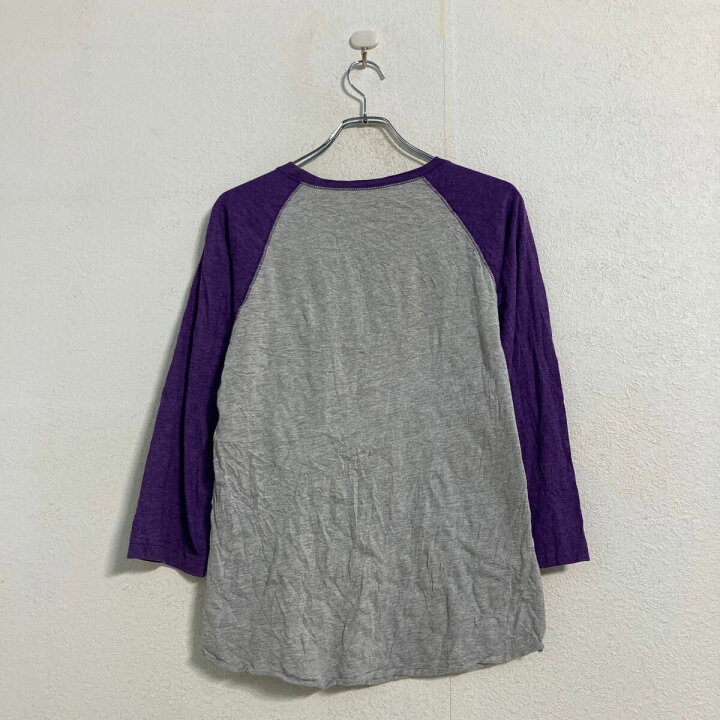 楽天市場】【中古】【古着】 七分袖 プリント Tシャツ S～ パープル 