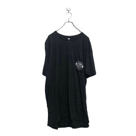 【中古】【古着】 AMERICAN Apparel 半袖 プリント Tシャツ XL ビッグサイズ バックプリント クルーネック 古着卸 アメリカ仕入 a605-5823