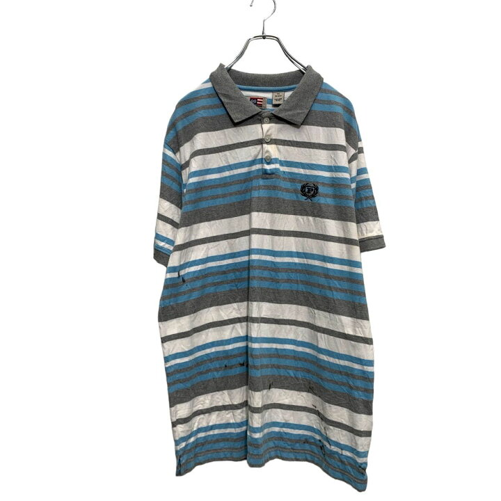 楽天市場】【中古】【古着】 PHAT FARM 半袖 ボーダー ポロシャツ 2XL 