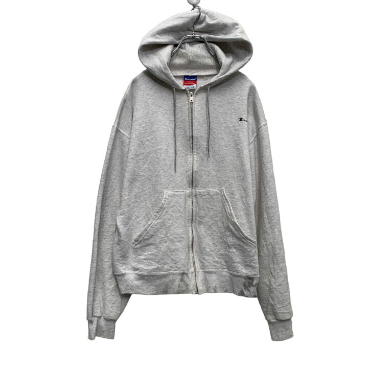 楽天市場】【中古】【古着】 Champion ジップアップ ロゴ スウェット  