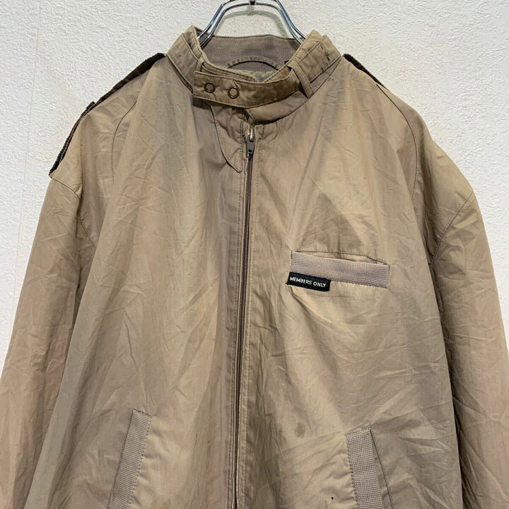 楽天市場】【中古】【古着】 MEMBERS ONLY ジップアップ ジャケット L 