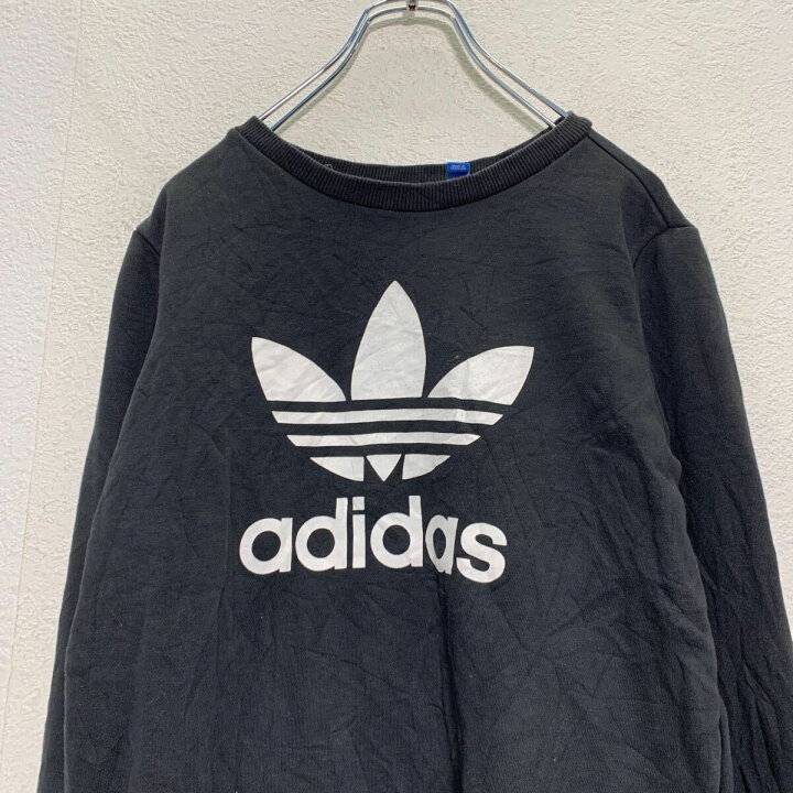 楽天市場】【中古】【古着】 adidas ロゴスウェット トレーナー S  