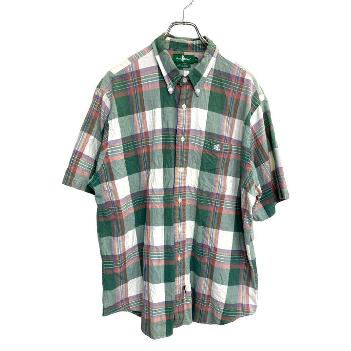 楽天市場】【中古】【古着】 Hunt Club 半袖 チェックシャツ XLサイズ