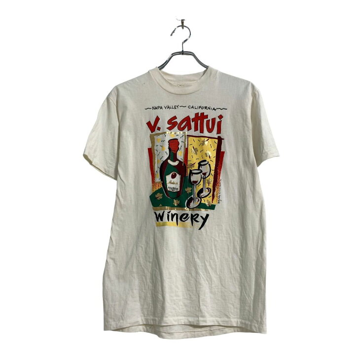 楽天市場】【中古】【古着】 ONEITA 半袖 プリント Tシャツ M ホワイト 