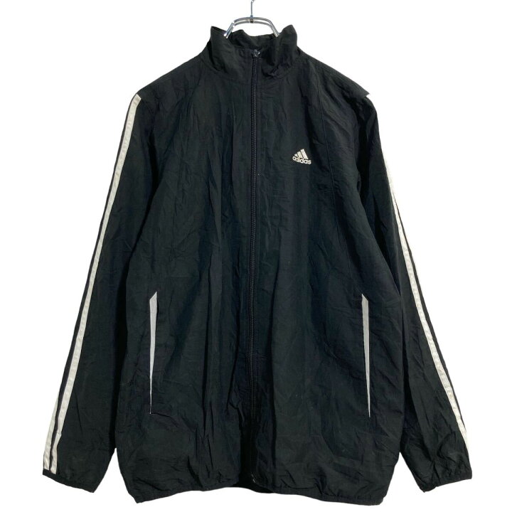 楽天市場】【中古】【古着】 adidas ナイロンジャケット XL ブラック 