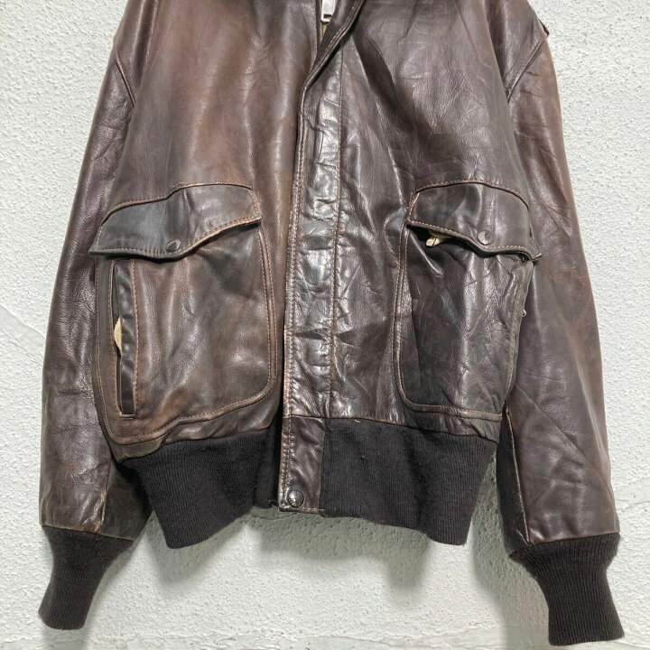 楽天市場】【中古】【古着】 Schott レザー フライト ジャケット XL