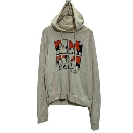 【中古】【古着】 Disney キャクター スウェット パーカー ディズニー S レディース ホワイト プルオーバー ラグラン ミニー 古着卸 アメリカ仕入 a610-6854