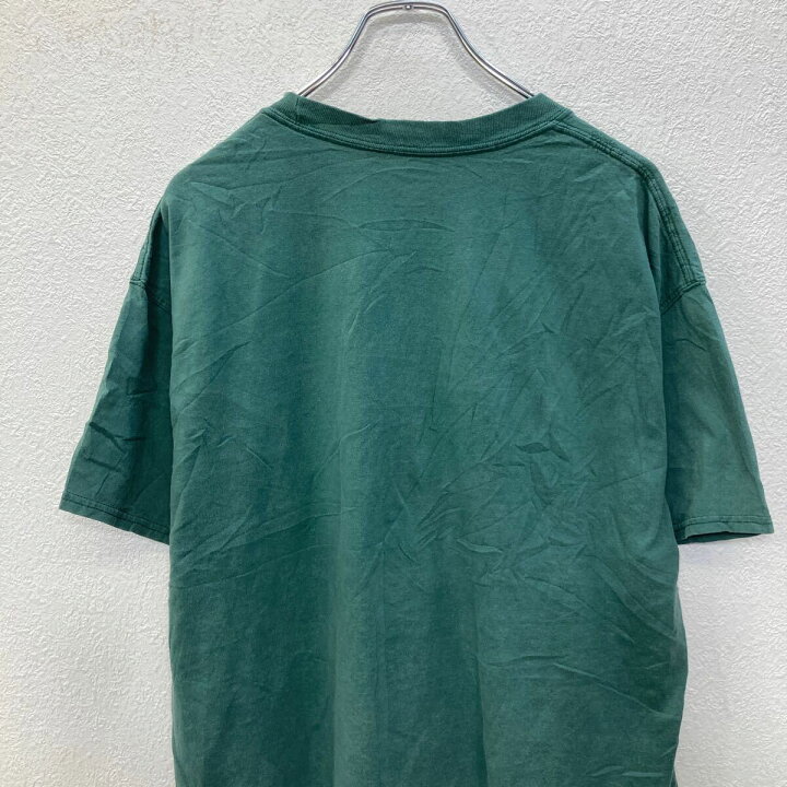 楽天市場】【中古】【古着】 Champion 半袖 ロゴTシャツ XL グリーン 