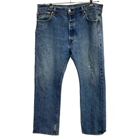 【中古】【古着】 Levi's 501 デニムパンツ W36 インディゴブルー リーバイス ボタンフライ ハイチ製 アメカジ ジーンズ 古着卸 アメリカ仕入 2508-421