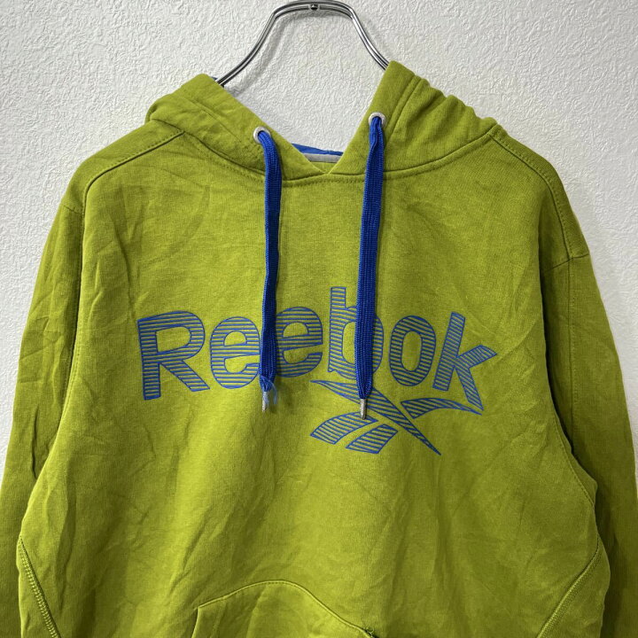 楽天市場】【中古】【古着】 Reebok ロゴスウェット パーカー M 