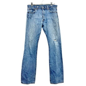 【中古】【古着】 Levi's 501 デニムパンツ W33 アイスブルー リーバイス ボタンフライ アメカジ ジーンズ エジプト製 古着卸 アメリカ仕入 2509-621