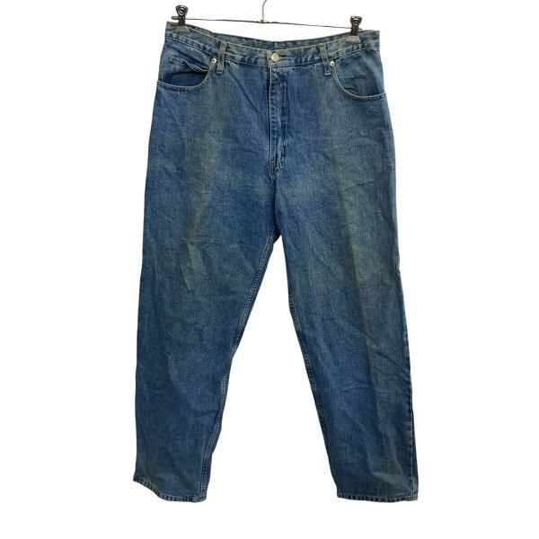 【中古】【古着】 GUESS デニムパンツ 38 ブルー ゲス ジップアップ アメリカ製 アメカジ ジーンズ デニム コットン ビッグサイズ 2510-487