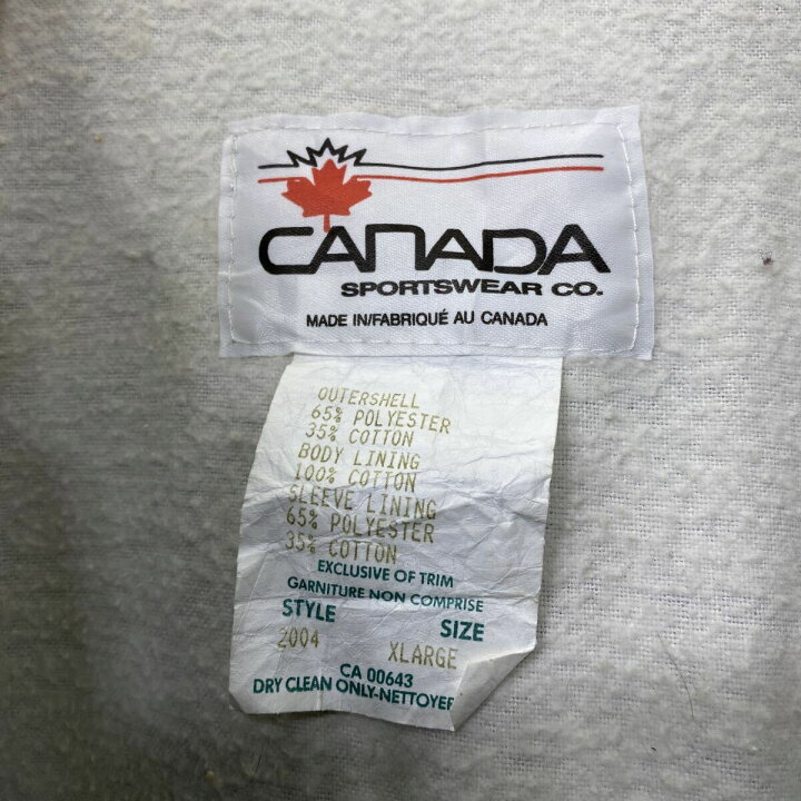 楽天市場】【中古】【古着】 カナダ製 CANADA コーチジャケット XL