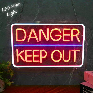 ySiőP23{I16܂ŁzLEDlITC lIǕ DANGER KEEPOUT ֎~ CeA Ǌ| Cg LED lITC Ŕ TC{[h ؍ ؗ ؍fUC  Xܗp 