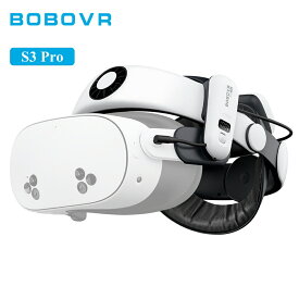 【公式ライセンス】BOBOVR S3 Pro VRヘッドストラップ 10000mAh大容量バッテリー内蔵 メタ クエスト3 / メタ クエスト 3S 用 ヘッドエアコン搭載 Meta Quest 3/Quest 3S用 冷却機能付きアクセサリー - VR ゴーグル 対応