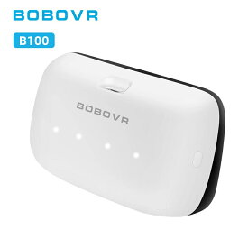 【公式ライセンス】BOBOVR B100 10000mAh 交換用バッテリー 20W 急速充電可能、Meta Quest 3 | Quest 3S の駆動時間延長 - BOBOVR S3 Pro | E3 PRO | P4U | BD3 用 ※VR本体機器なし