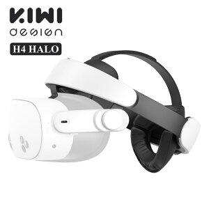�y�������C�Z���X�zKIWI design H4 VR �w�b�h�X�g���b�v Meta Quest 3 / Meta Quest 3S�p �w�b�h�X�g���b�v Meta�F��ς� �̃R���t�H�[�g �X�g���b�v �X�g���b�v ��̈�����0 �O�㊷�C�f�U�C�� �N�G�X�g3 / 