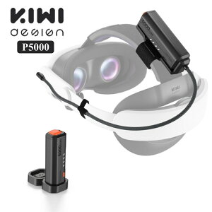 �y�������C�Z���X�zKIWI design P5000 �R���p�N�g ���o�C���o�b�e���[ 10000mAh �y�� ���^�p���[�o���N Meta Quest 3/3S/2/Pro/Pico �Ή� -VR �A�N�Z�T���[ �}���[�d All Type-C�@��Ή� �o�b�e���[�p�b�N �X�}