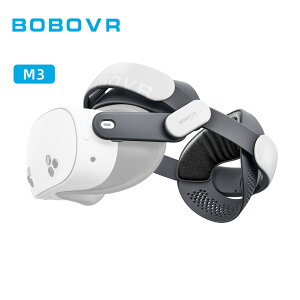 �V�i�o��I�y�������C�Z���X�zBOBOVR M3 �w�b�h�X�g���b�v Meta Quest 3 / Meta Quest 3S�Ή� Halo�EElite 2WAY���� �爳�y�� ����t�B�b�g ���L�������`��ɑΉ� BM60�o�b�e���[�g���Ή� VR�A�N�Z�T���[ VR