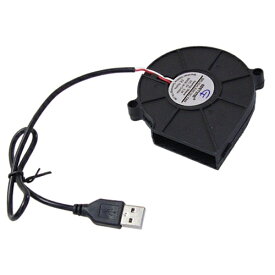 USBFAN 7.5cm DCブロアファン DC5V 0.3-0.4A