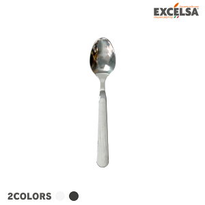 エクスチェルサ(EXCELSA) ウッド コーヒースプーン 15cm ホワイト ブラック カトラリー ヨーロッパ おしゃれ ブランド 洋食器 イタリア食器 母の日 プレゼント 敬老の日 ハロウィン クリスマス